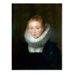 Portrait Maid Honour Infanta Isabella Rubens Paul Post Card