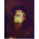 Portrait Of A Bearded Old Man By Rembrandt photo sculptures