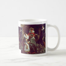 Portrait Of A Family By Jordaens Jacob Coffee Mugs