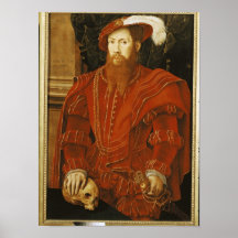 Portrait of a Gentleman of the English Court Posters