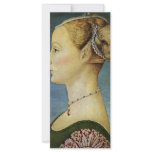 Portrait Of A Girl By Pollaiuolo Piero rack cards