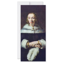Portrait Of A Lady With An Ostrich-Feather Fan [1] Full Color Rack Card