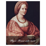 Portrait Of A Lady With Spindle Baskets By Pontorm flyers