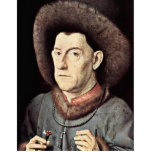 Portrait Of A Man By Garofano By Eyck Jan Van (Bes photo sculptures