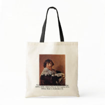 Portrait Of A Man Possibly Nicolaes Hasselaer Tote Bags