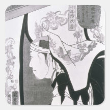 Portrait of a Ronin, from 'Seichin Gushi Shozo' Sticker