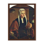 Portrait Of A Woman [1]. By Maarten Van Heemskerck postcards