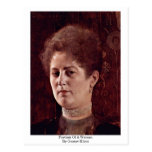 Portrait Of A Woman By Gustav Klimt Postcards