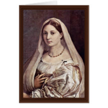 Portrait Of A Woman (La Velata) By Raffael Cards