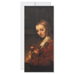 Portrait Of A Woman With A Red Carnation, English: rack cards