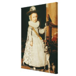 Portrait of a Young Boy Stretched Canvas Prints