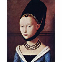 Portrait Of A Young Girl By Christus Petrus Cut Outs
