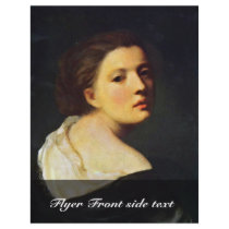 Portrait Of A Young Girl By Greuze Jean-Baptiste ( Personalized Flyer