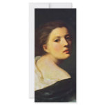 Portrait Of A Young Girl By Greuze Jean-Baptiste ( rack cards