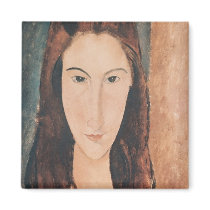 Portrait of a Young Girl Magnet
