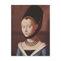 Portrait of a Young Girl Postcard