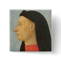 Portrait of a Young Man Button