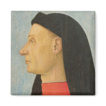 Portrait of a Young Man Fridge Magnet