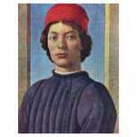 Portrait Of A Young Man With Red Cap By Botticelli flyers