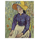 Portrait Of A Young Peasant Girl By Vincent Van Go flyers