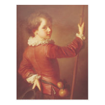 Portrait of a Young Pilgrim, 1725 Postcards