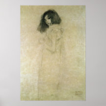 Portrait of a young woman, 1896-97 posters