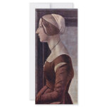Portrait Of A Young Woman By Botticelli Sandro rack cards