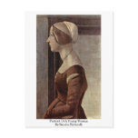 Portrait Of A Young Woman By Sandro Botticelli postcards