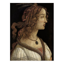Portrait of a Young Woman Postcards