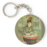 Portrait of Agostina Segatori by Vincent van Gogh keychains