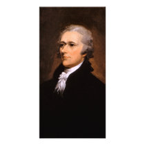 Portrait of Alexander Hamilton by John Trumbull Custom Photo Card