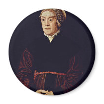 Portrait Of An Elderly Lady By Neufchâtel Nicolas Magnets