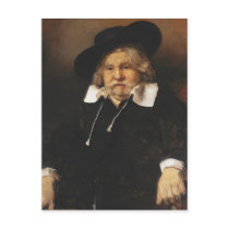 Portrait of an old man, 1667 postcard