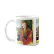 Portrait Of An Unknown Red Schaube Mugs