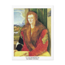 Portrait Of An Unknown Red Schaube Post Card