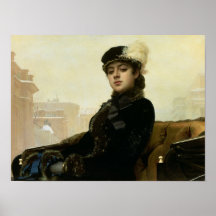 Portrait of an Unknown Woman, 1883 Poster