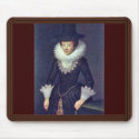 Portrait Of Anna Bouda Courten (1599-1622). mousepads