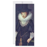 Portrait Of Anna Bouda Courten (1599-1622). rack cards