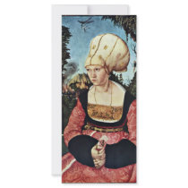 Portrait Of Anna Cuspinian By Cranach D. Ä. Lucas Rack Card Template