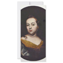 Portrait Of Anna Veronika Nee Hertzog Of Hertzog Rack Cards