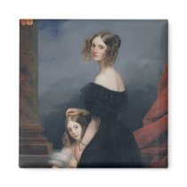 Portrait of Anne-Louise Alix de Montmorency Fridge Magnet