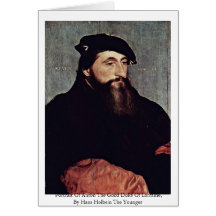 Portrait Of Anton The Good Duke Of Lorraine Greeting Card