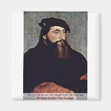 Portrait Of Anton The Good Duke Of Lorraine Refrigerator Magnet