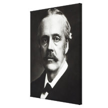 Portrait of Arthur James Balfour Canvas Prints