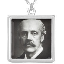 Portrait of Arthur James Balfour Custom Necklace