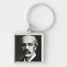 Portrait of Arthur James Balfour Keychain