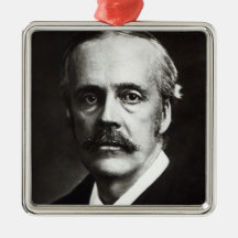 Portrait of Arthur James Balfour Christmas Tree Ornaments
