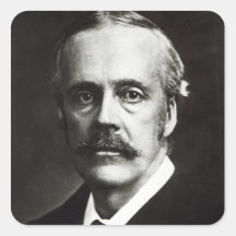 Portrait of Arthur James Balfour Sticker