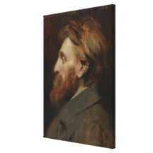 Portrait of Auguste Rodin  1881 Gallery Wrap Canvas