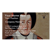 Portrait Of Barbe De Preux By Meister Der Barbe De Business Card Templates